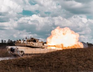 Ukrainian artillery depot explosion